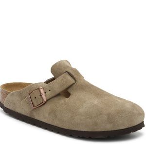 Birkenstock Boston Clog- Taupe Suede- EU 38 / US Womens 7-7.5 / Mens 5-5.5 N